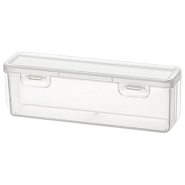 Extra Large Capacity Plastic Pencil Box Stackable Translucent Clear Pencil Box Office Supplies Storage Organizer Box For Gel Pens Erasers Tape Pens Pencils Mark
