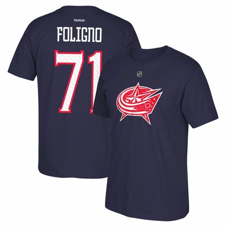 Nicholas Foligno Colombus Blue Jackets NHL Reebok Men's Navy Blue Name & Number Tri Matrix Jersey (Best Softball Jersey Names)