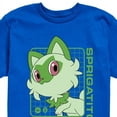 thumbnail image 3 of Pokémon - Sprigatito Stats - Youth Short Sleeve Graphic T-Shirt, 3 of 5