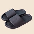 thumbnail image 4 of Unisex Slide Sandals for Women Men EVA Waterproof Non Slip Comfort Black Foam Outdoor Indoor Beach Pool Slides,Size 8.5-10, 4 of 6