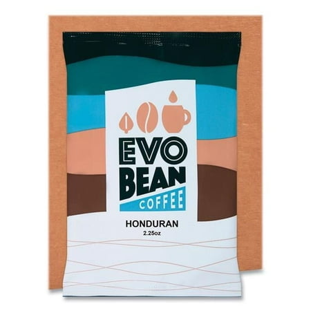 EVO Bean Coffee Ground Fraction Packs  Honduran  2.25 oz  24/Carton CDA88046