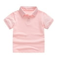 thumbnail image 2 of LIhncine School Uniforms for Boys and Girls, Short Sleeve Pique Polo, 2 of 4
