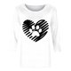 thumbnail image 2 of Tops de Cuello Redondo para las Mujeres Moda Impresa 3/4 Mangas Blusa Casual Top, Estante de Imitación, 2 of 5