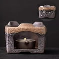 thumbnail image 2 of E Tea Roasting Stove Ceramic Candle Warmer Set For Tea Ceremony Aroma Enhancer Accessories Traditional Tea Making Style E, 2 of 6