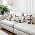 thumbnail image 2 of Modern Geometric Brown Body Pillow Cover 20 x 54 Inch Decorative Pillow Cover Abstract Minimalist Artwork Lines Lumbar Pillowcase Seasonal Rectangle Cushion Case for Couch Sofa Bed Living Room, 2 of 9