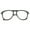Black-Silver / Silver Mirror, variant on sunglassLA Unisex Modern Keyhole Bridge Horn Rimmed Colored Mirror Lens Aviator Sunglasses (Black-Silver / Silver Mirror) - 53mm