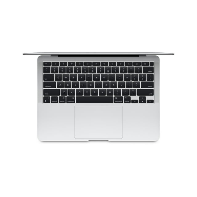 Apple MacBook Air 13.3 inch Laptop - SILVER The device features an M1 Chip, 8GB of RAM, and 256GB of storage.