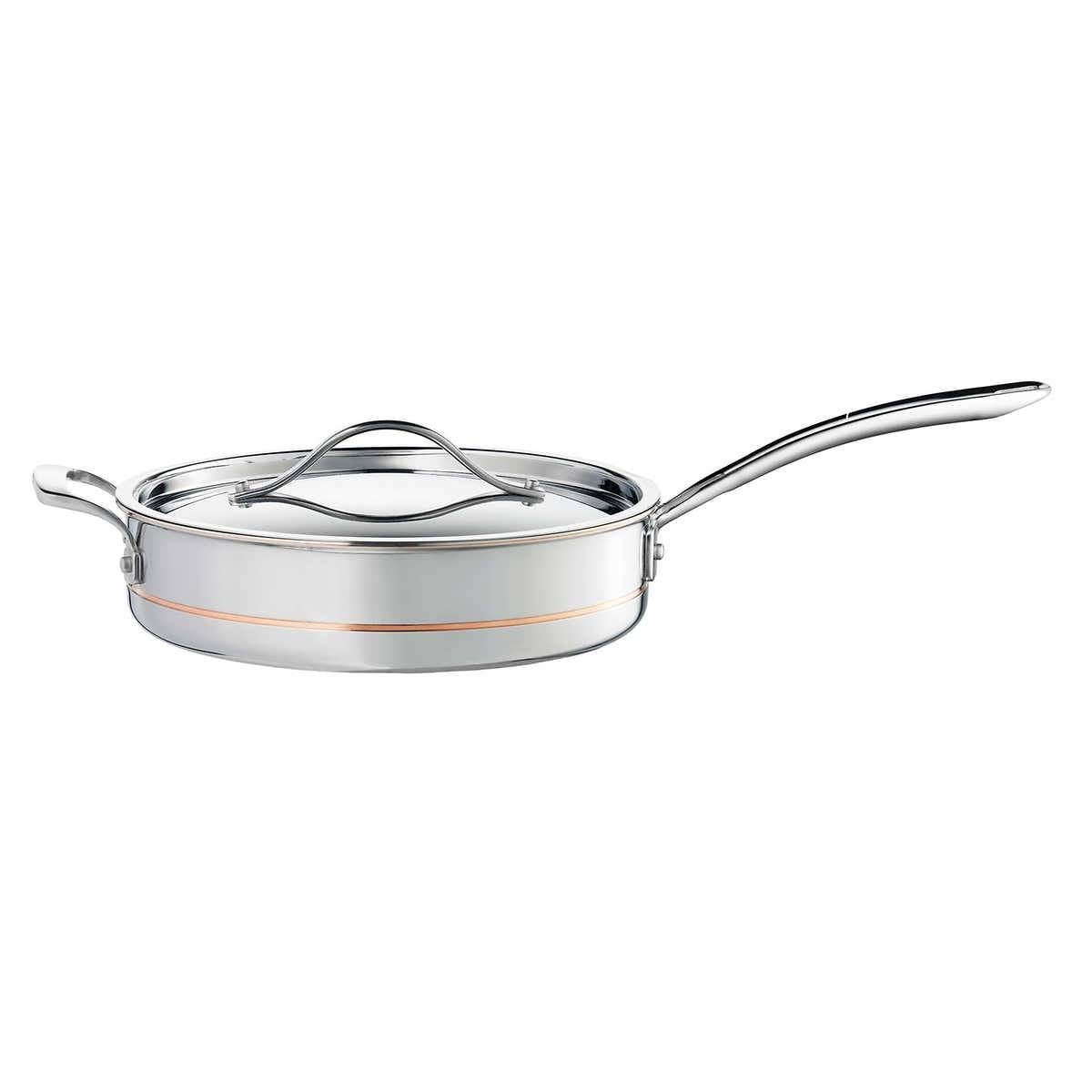 Kirkland Signature 10 Piece 5-Ply Clad Stainless Steel Cookware Set