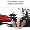 thumbnail image 5 of Black and Red Japanese Landscapes Gaming Mouse Pad Large XL Desk Mat Long Extended Pads Big Mousepad for Home Office Decor Accessories 31.5 X 11.8 Inch, 5 of 6