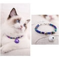 thumbnail image 3 of BeesClover Collier de Chat de Chien avec Cloche Réglable Collier Multicolore Chaîne de Cou Accessoires de Cou de Chien Fournitures pour Animaux de Compagnie, 3 of 9