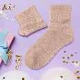 thumbnail image 2 of Sparkly Metallic Slouch Socks for Women 2025 Comfortable Stretch Fashion Cute Casual Mid Calf Socks, 2 of 4