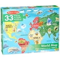 thumbnail image 1 of Mapa mundial de Floor Puzzle Melissa & Doug LCI446, 1 of 5