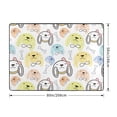 thumbnail image 2 of Area Rugs For Living Room Decor - Cute Dog Puppy cartoon Soft Anti Slip Throw Washable Rugs 5x7 For Bedroom, Indoor Carpet For Bedroom Living Room 80x58In, 2 of 7