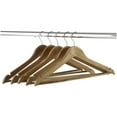 thumbnail image 1 of MAINSTAYS 5 Pieces Walnut Color Wood Hanger, 1 of 4
