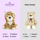 thumbnail image 5 of Animal de peluche Warmies Tiger para microondas con aroma a lavanda, 5 of 5