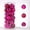 Hot Pink, variant on 40mm 24 Pcs Christmas Ball Large Ornaments Party Decorations Shatterproof Festival Pendant Hangings for Xmas Tree Decor (Pink)