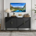 thumbnail image 3 of Sideboard Buffet Cabinet with Storage,59" Accent Credenza with Doors & Adjustable Shelves,Wood Coffee Bar Console Table for Living Room,Dining Room,Kitchen Hallway, 3 of 9