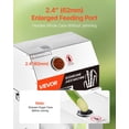 thumbnail image 3 of VEVOR Commercial Sugar Cane Juicer,800W Electric Sugarcane Juicer Machine with 661LBS/H High Output,3 Stainless Steel Rollers,Sugar Cane Press Juice Extractor Squeezer on Wheels for Home/Commercial, 3 of 9