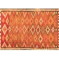thumbnail image 1 of Ahgly Company Indoor Rectangle Oriental Orange Traditional Area Rugs, 5' x 7', 1 of 1