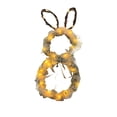 thumbnail image 2 of Easter Bunny Wreath with Lights for Front Door Spring Home Decor Indoor Outdoor, 2 of 6