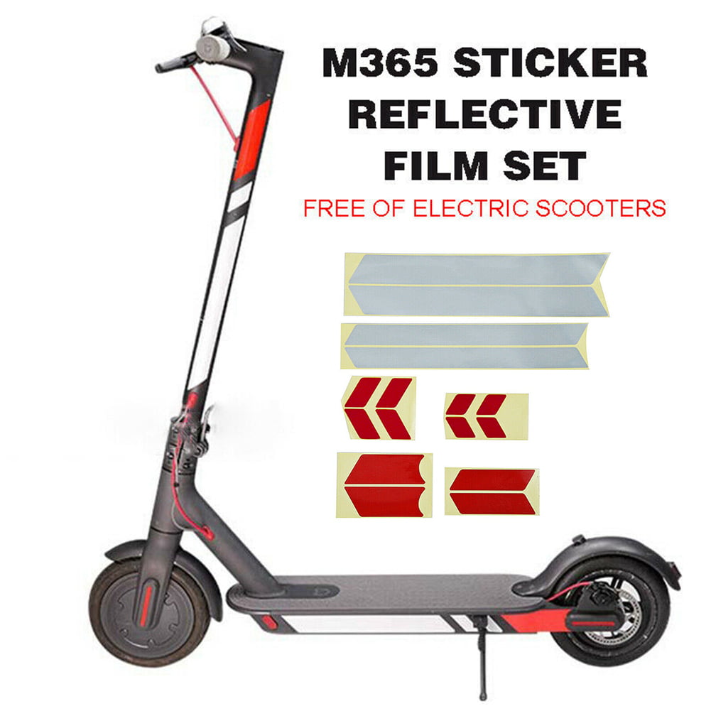 24pcs For Xiaomi M365/pro Electric Scooter Decorative Reflective Sticker For Car 
