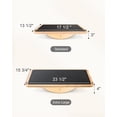 thumbnail image 6 of StrongTek 17.5 inch Anti-Slip Wood Rocker Balance Board, Natural, 6 of 8