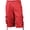 Red, variant on Mens Premium Cargo Shorts Loose Fit Twill Cotton Pants Multi Pocket Outdoor Wear Utility