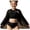 Black, variant on Gunia Swimsuit For Kids Teen Girls High Waist Bikini Big Two Piece Tankini With Adjustable Ties Bathing Suit Swimwear For Beach Pool 7-12 Years