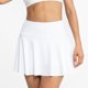 thumbnail image 4 of Falda de tenis 2 en 1 con pantalones cortos para mujer: falda pantalón deportiva de nailon y spandex transpirable con cintura elástica para correr y hacer ejercicio, 4 of 7