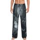 thumbnail image 1 of Fotbe Forest Black Ghost Warrior Pantalones de Pijama para Hombre, Pantalones de Dormir, Pantalones de Casa con Cintura Ajustable y Bolsillos-Small, 1 of 6