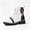 White, variant on Womens Wedge Platform Boots with Chunky High Platform Heel Lace Up Punk Goth Mid Calf Combat Boots for Autumn Winter