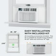 thumbnail image 5 of ROVSUN 8000-12000 BTU 250-550 Sq Ft Window-Mount Air Conditioner, White, 5 of 9