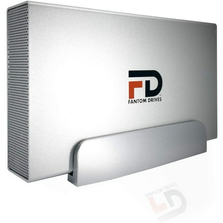 Fantom Drives FD GFORCE 4TB 7200RPM External Hard Drive, USB 3.2 Gen 1 & eSATA, Silver, Compatible with Windows & Mac, Made with High Quality Aluminum, 1 Year Warranty. Extra year of warranty when registered with Fantom Drives, (GFSP4000EU3)