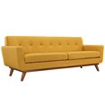 thumbnail image 1 of Modway Engage Upholstered Fabric Sofa in Citrus, 1 of 4