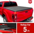 thumbnail image 2 of MaxMate Soft Roll-up Truck Bed Tonneau Cover Compatible with 2019-2023 Ford Ranger | 5' (61") Bed | TCF169066, 2 of 7