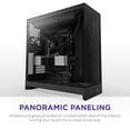 thumbnail image 5 of NZXT CMH92FB01 H9 Flow ATX Mid-Tower PC Case Dual Chamber Black, 5 of 8