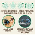 thumbnail image 4 of Remote Control Tarantula for Kids with LED Eyes – Realistic Spider Toy with Moving Legs, Fast Speed & 360° Spin – Blue RC Animal for Boys & Girls 6+ Years, 4 of 4