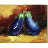 Trademark Fine Art "Eggplant Still Life" Canvas Art