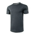 thumbnail image 6 of Men's Performance Workout T Shirt Lightweight Athletic Gym Running Fitness Casual Summer Loose Fit Solid Color Tee, 6 of 6