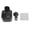 Black, variant on Suction Cup Hand Soap Dispenser No Drill Wall Mounted Plastic Press Bottle For Bathroom Kitchen Sinks White (4.72 inches / 12 cm)