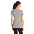 thumbnail image 2 of Women's Deep V-Neck Short Sleeve T-Shirt, 2 of 2
