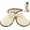 White, variant on Women’s Sun Hats Straw Visor Wide Brim Beach Hat Foldable Summer Roll-Up Open Top Cap Flap Cover Cap UV UPF 50