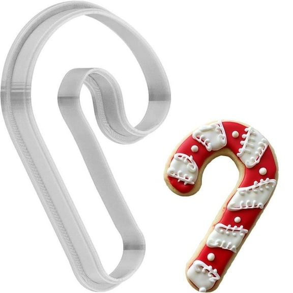 Christmas Candy Cane Cookie Cutter 4 Inch Made in USA by WONDERTORY