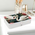 thumbnail image 6 of Swan Portable PU Leather Jewelry Organizer with Removable Compartment, Storage Box, Necklace Holder, and Travel Organizer, 6 of 6
