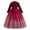 Red, variant on Sngxgn Girls Dresses Short Sleeve Solid Color Casual A-Line Pleated Dress(Red,120)
