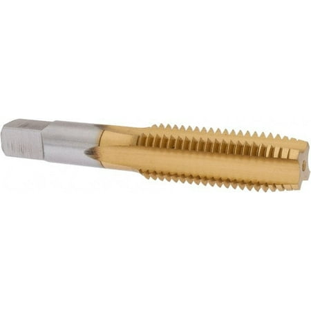 

Hertel 3/4-10 UNC H3 4-Flute TiN Finish HSS Straight Flute Standard Hand Tap Plug Chamfer Right Hand Thread 4-1/4 OAL 2 Thread Length