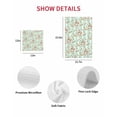 thumbnail image 7 of Easter Bunny Kitchen Dish Towels for Drying Dishes Set of 3, Spring Easter Eggs Botanical Green Striped Waffle Weave Microfiber Hand Tea Bathroom Towels Quick Dry & Absorbent Towel 15.7x23.6, 7 of 7
