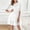White, variant on BLTIBY Women's Casual Dresses Mesh Elastic Double Layer Crew Neck Short Sleeve A Line Midi Bodycon Dress Solid Color Outfit Black L