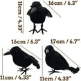 thumbnail image 3 of Synthetic Crow Decorative Pendant for Party Supplies Decoration, 3 of 5