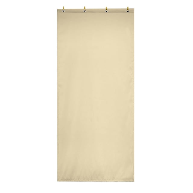 Thermal Insulated Curtain for Interior Doors and Windows - Windproof Quilted Curtain for Cold Weather Energy Saving Noise Reduction Easy Care and Durable Polyester Blend